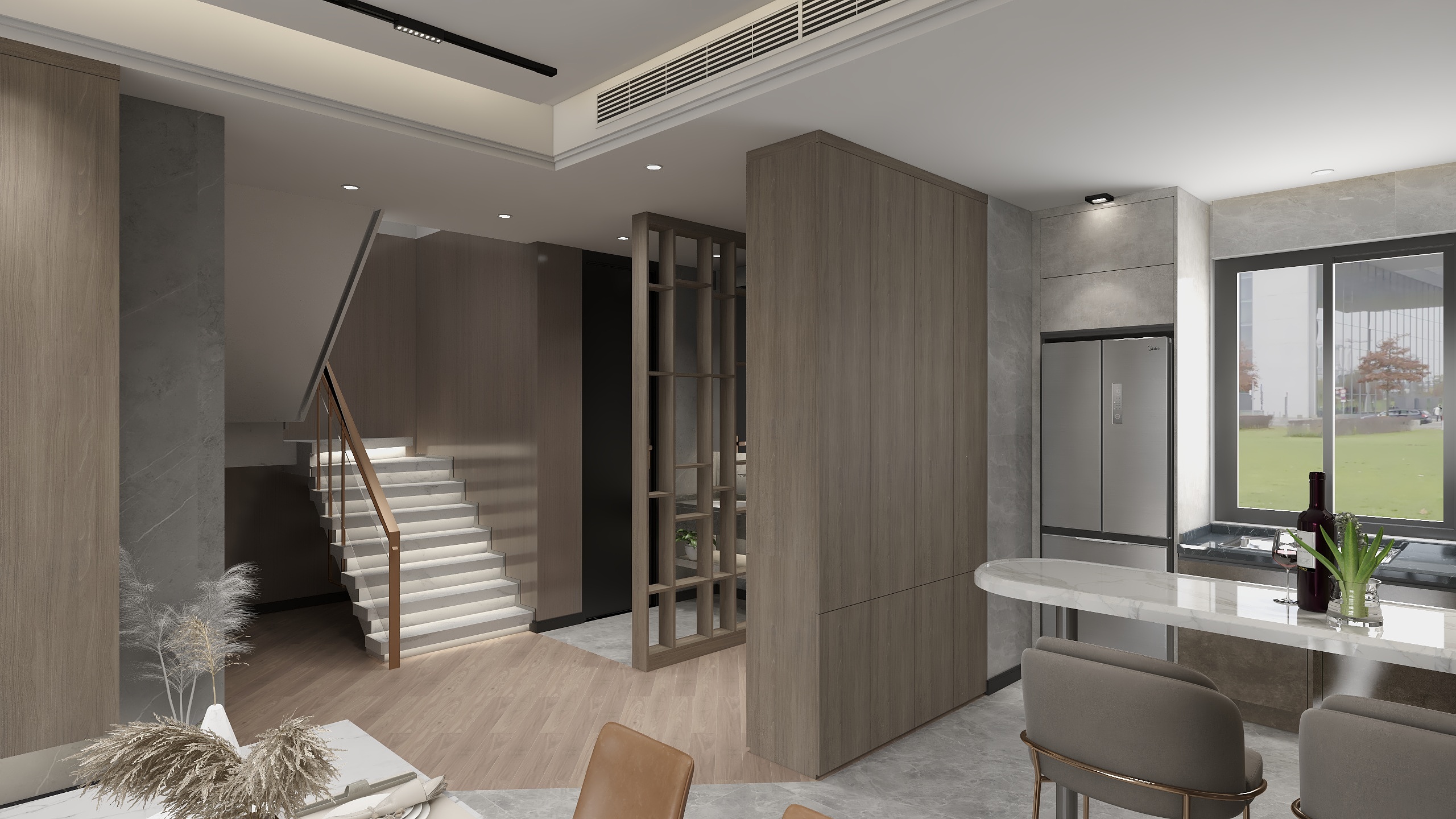 设计师晴阳-佳兆业别墅现代风格设计方案-装修设计方案