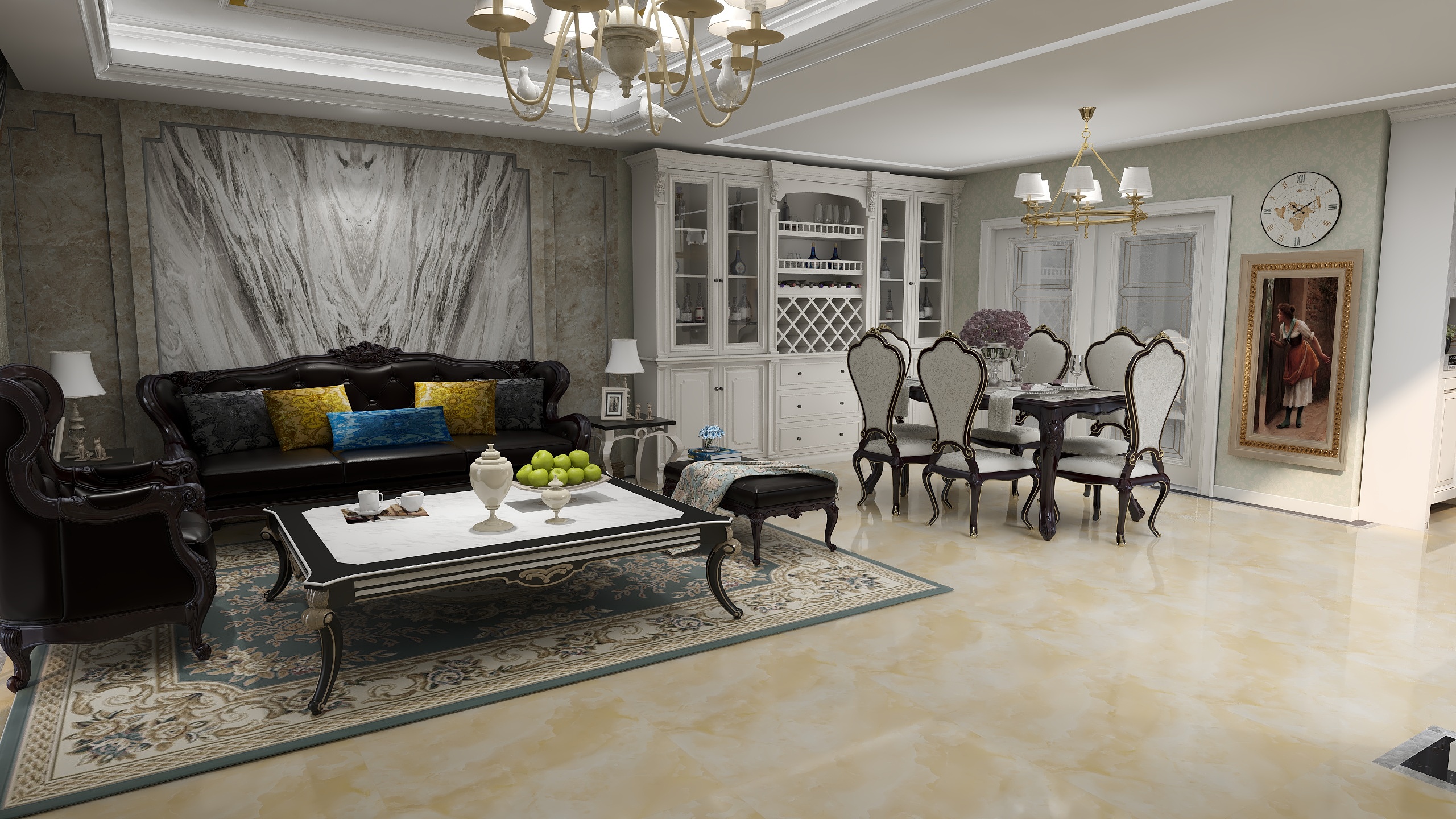 古道西风朱庆明-中航樾公馆-4-126户型-副本-装修设计方案