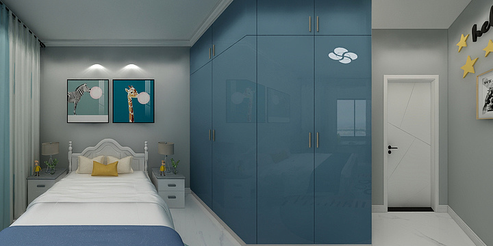 艺嘉装饰设计师黄瑞娟-现代黑白灰2（青青家园）-装修设计方案