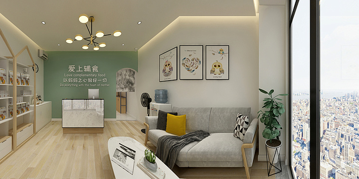 奔跑的设计者-高宇南湾商铺753号-装修设计方案