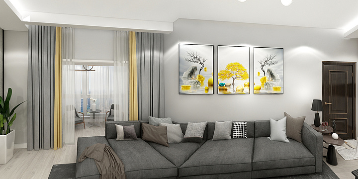 雅度建筑装饰-温江奥林匹克花园2-2-602王-装修设计方案