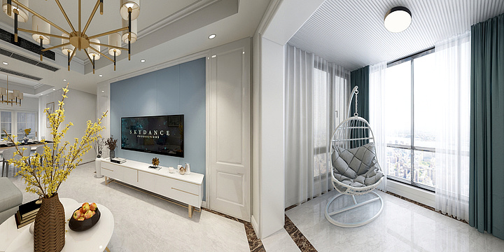 采臣设计-锦华府文美女-装修设计方案