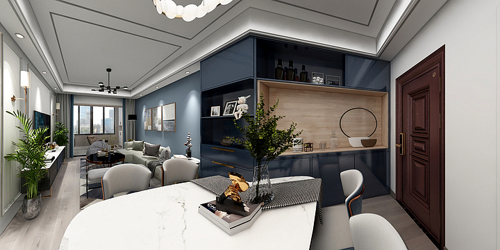 1825ZHnl-恒大瑞林嘉园89m²-装修设计方案