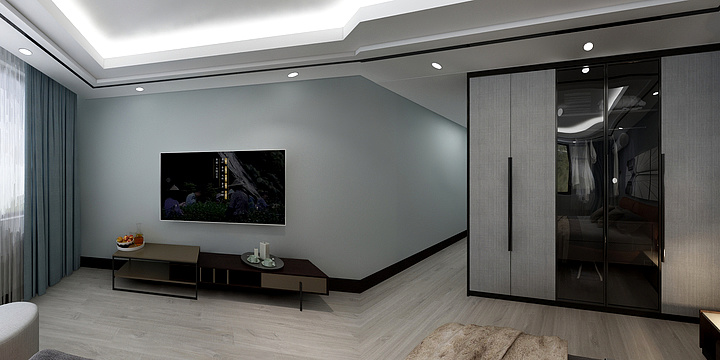 小蔡设计师-叶总套房-新中式-装修设计方案