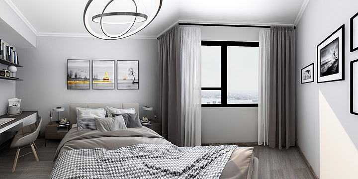 设计方案l-郴州君临天下4栋2106户型平面-装修设计方案