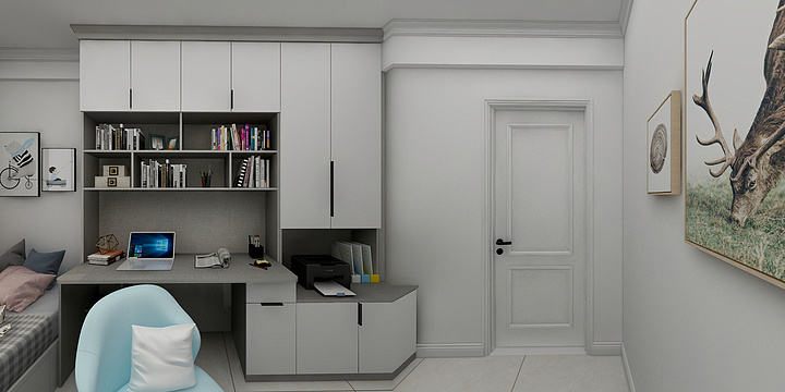 闹闹设计-航天城2期-装修设计方案