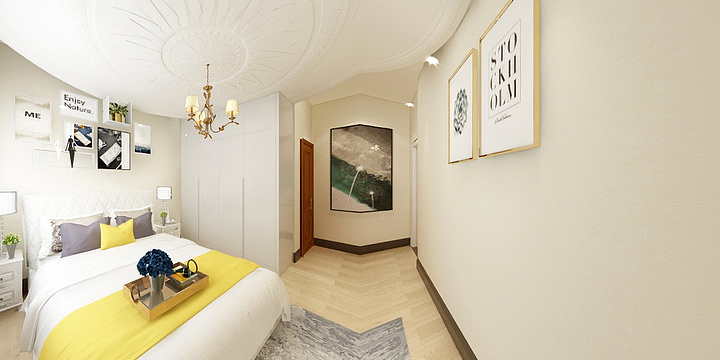 智美家生活美学馆-银亿朗境105-装修设计方案