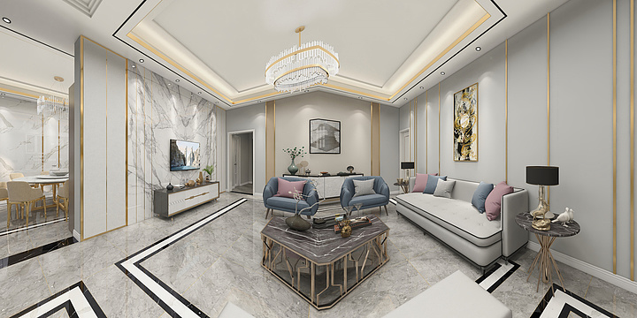 聆v风-新生自建小别墅-装修设计方案