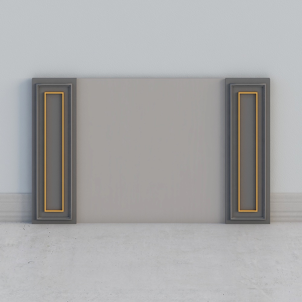 背景墙3D模型