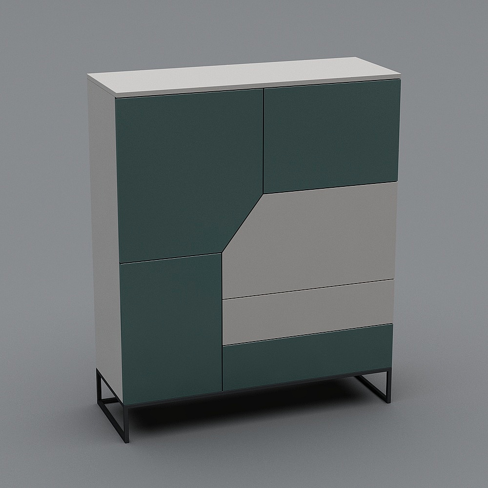 AG-2032#装饰柜3D模型