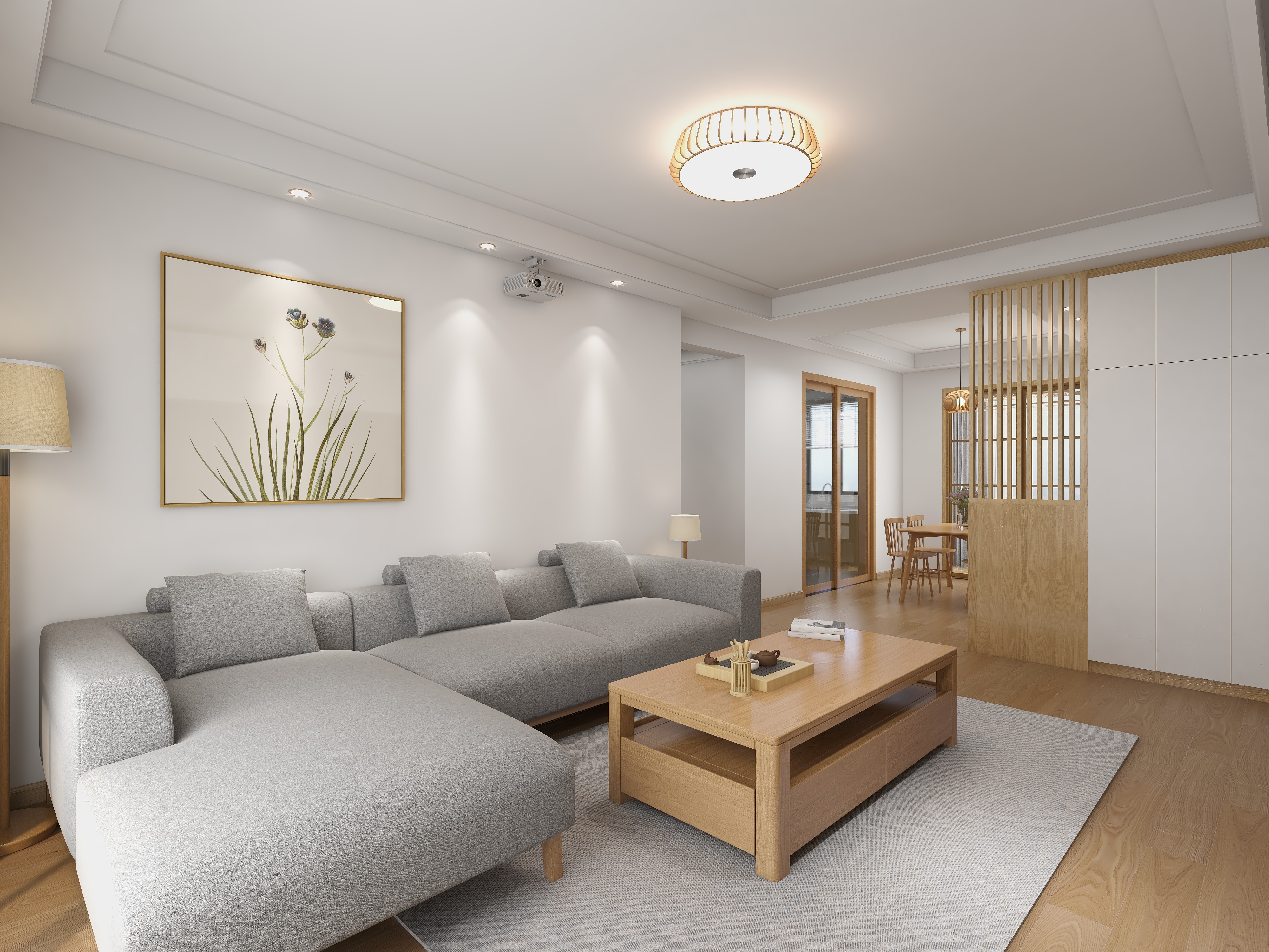 李青越-日式三房长沙万家里小区装修效果图