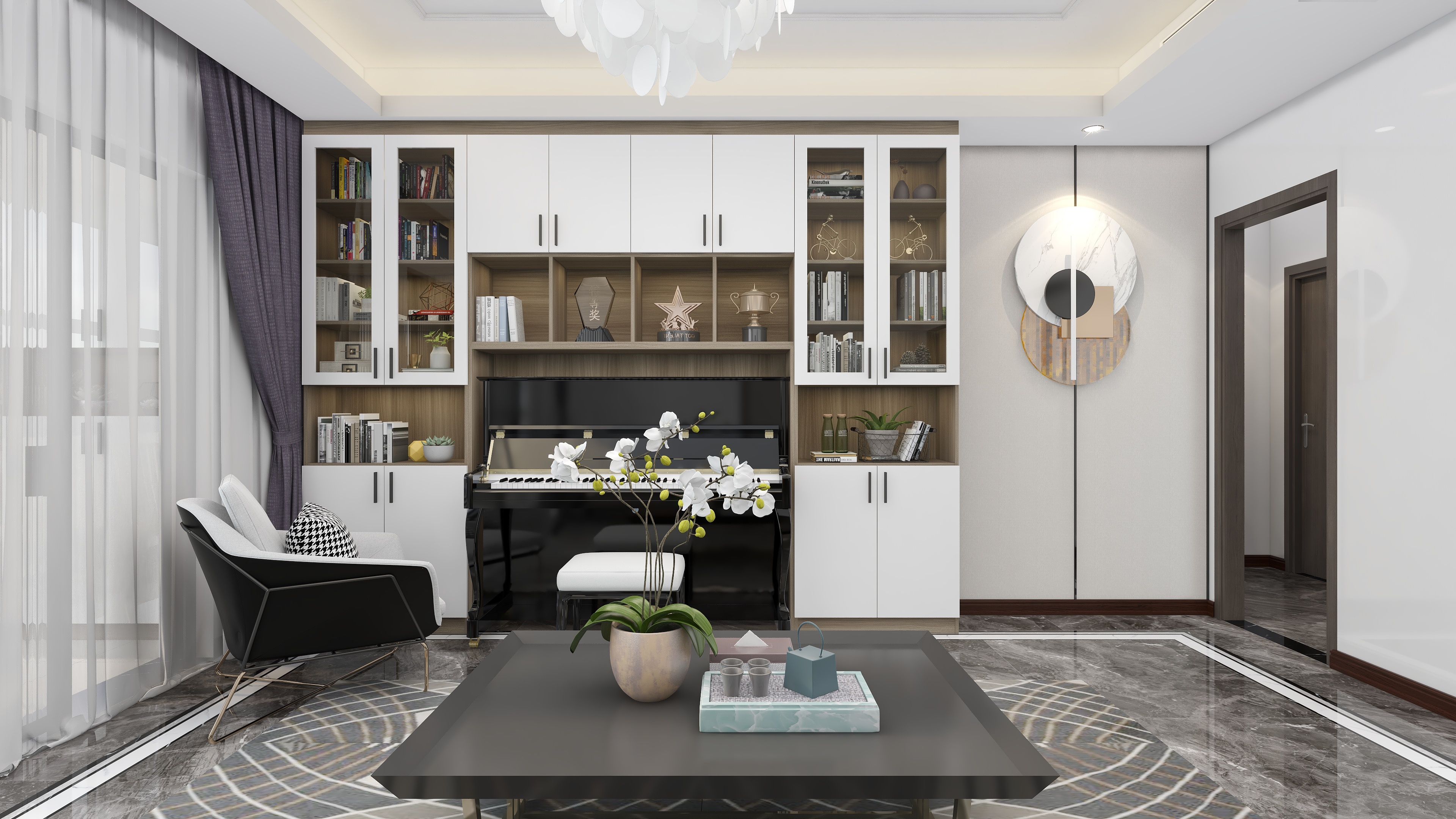 言設-中旅名门府139平现代四居-装修设计方案