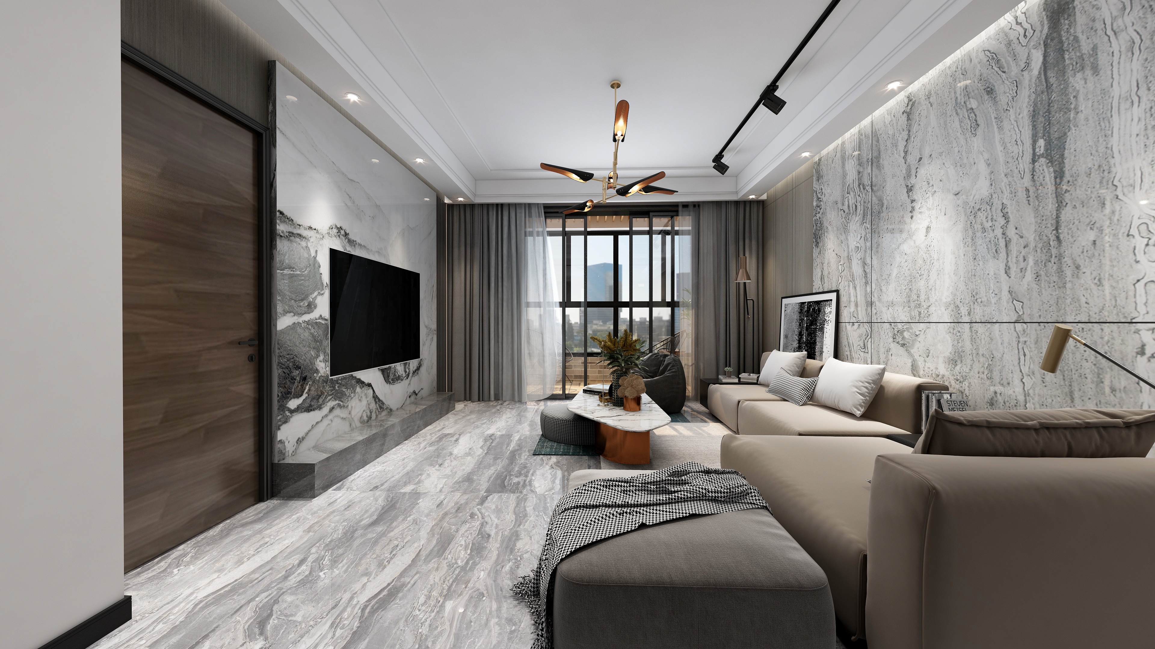 Charon张帆-「港式轻奢」装修效果图