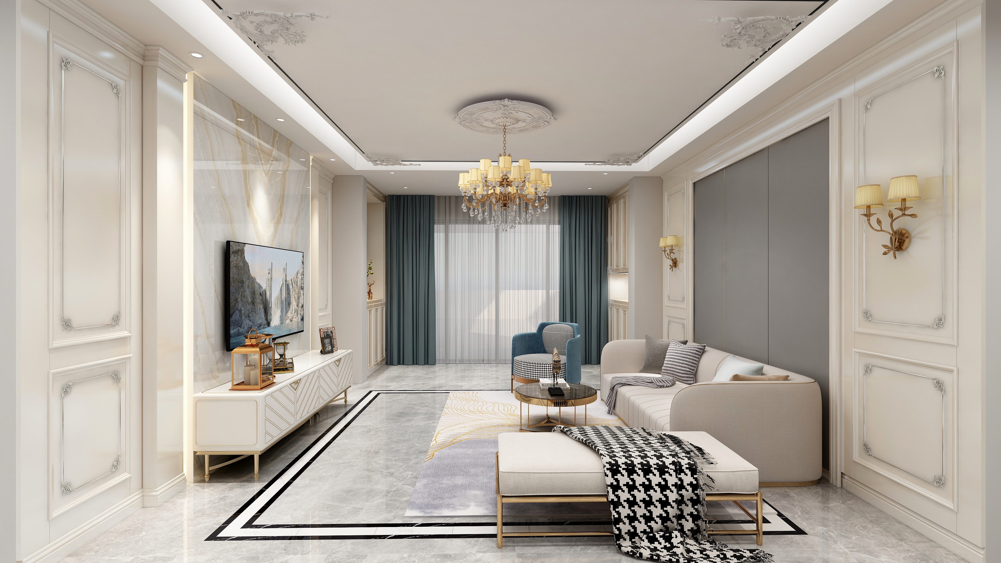 划着叶子去飘荡-美的林城时代二楼-装修设计方案