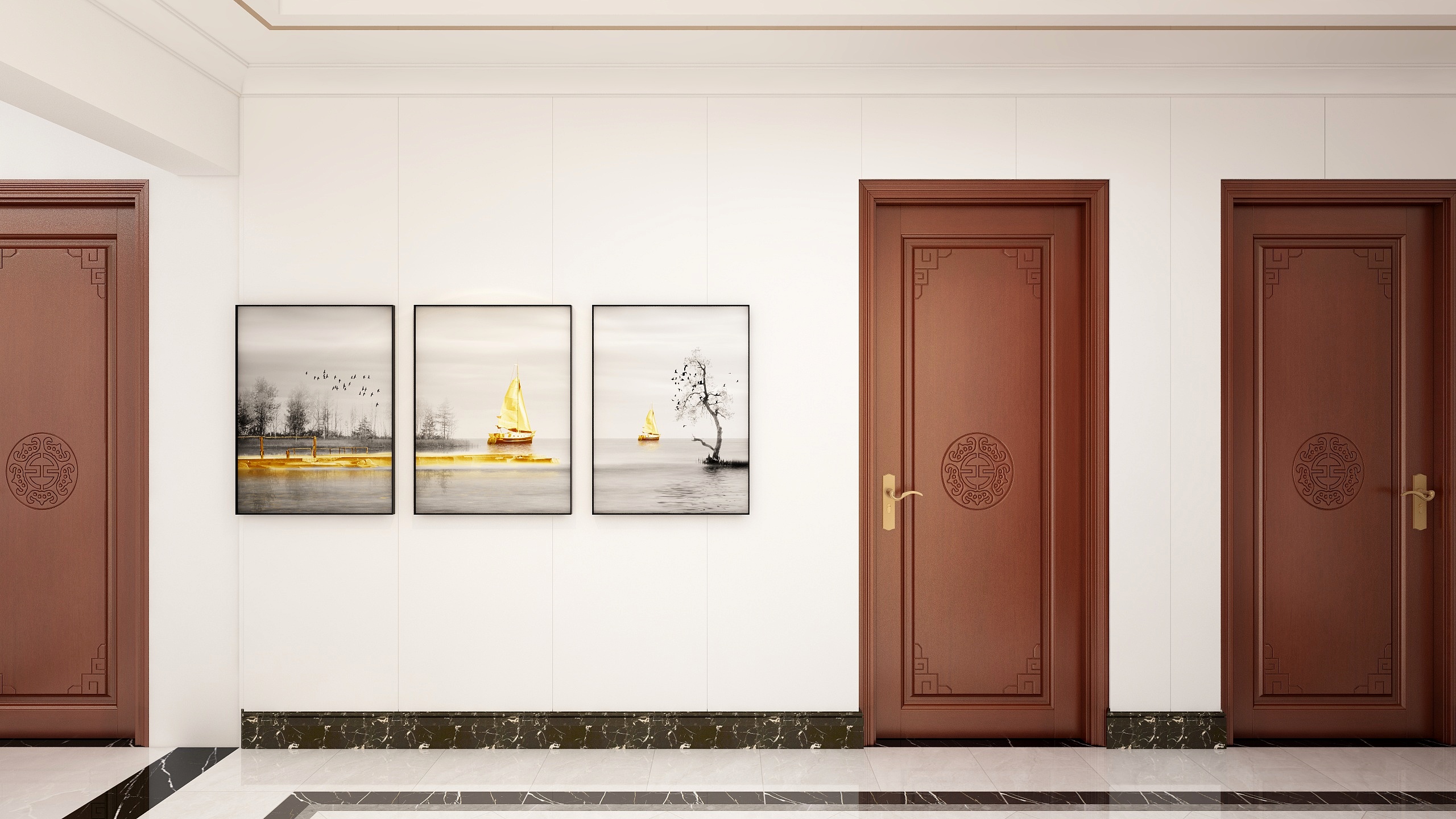 郝亮-三层别墅设计-装修设计方案