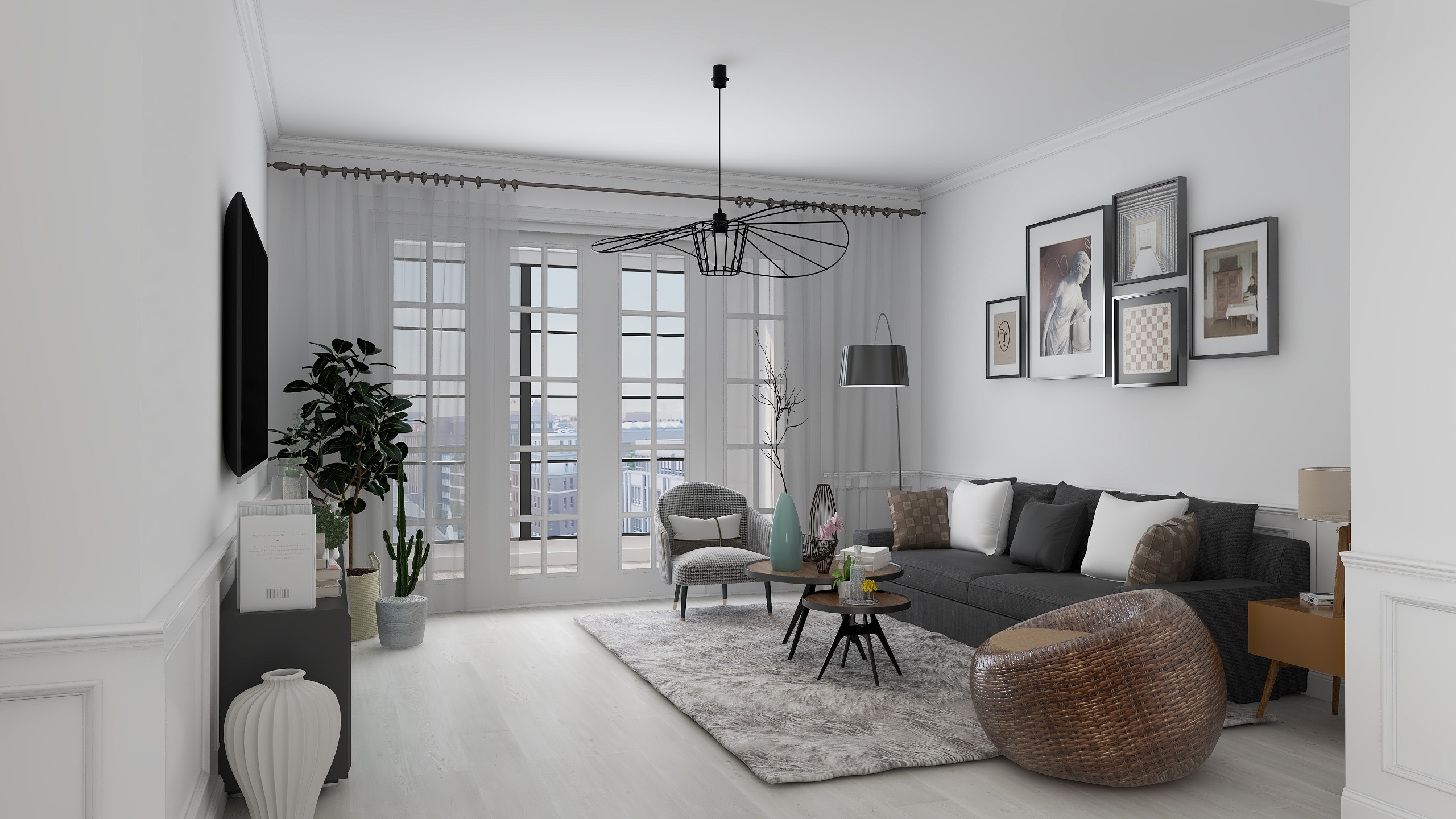 望尘莫及VIGe-北欧-副本新中式-装修设计方案