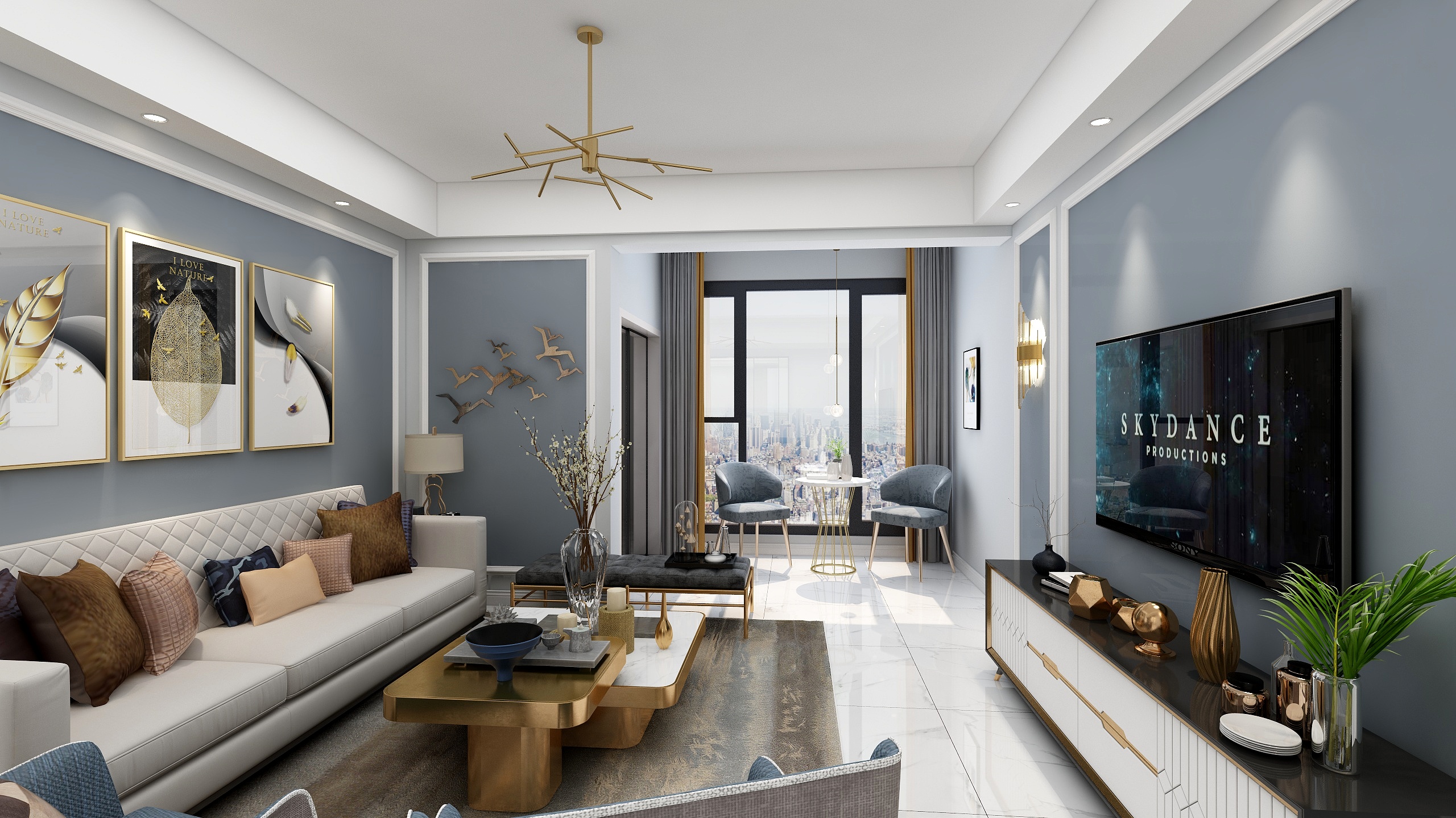 石榴元宝-现代简约装修效果图