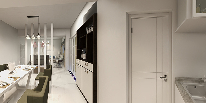 蒙自智巢装饰-景观河小区A3-603-装修设计方案