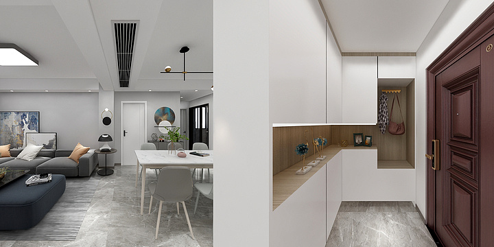 DesignQIU-西溪晴雪-装修设计方案