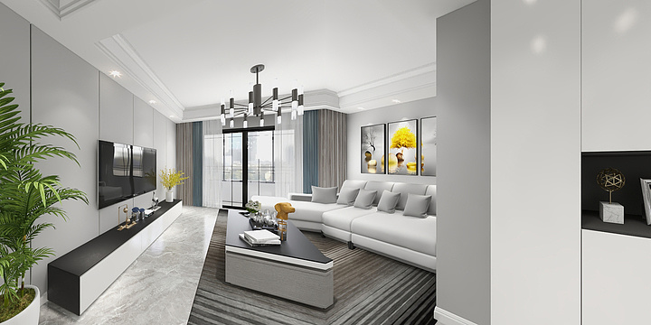 赣榆品优装饰-观澜幸福里16-2-401-装修设计方案