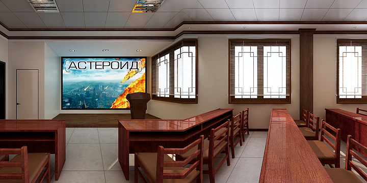 134****6720-培训室-装修设计方案