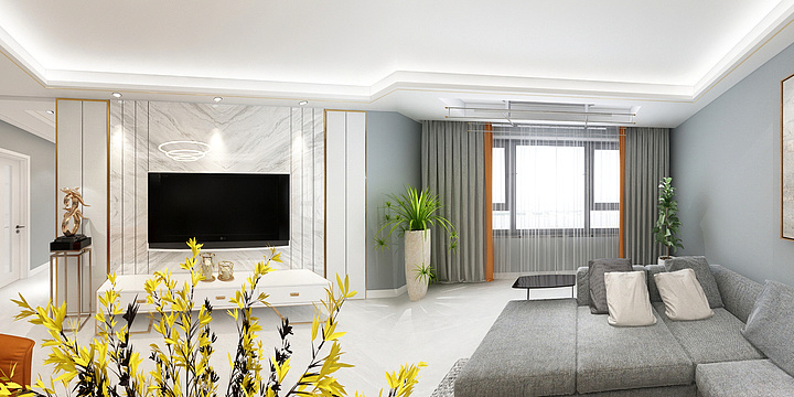 泰诺设计工作室周伟-中海河山郡-装修设计方案