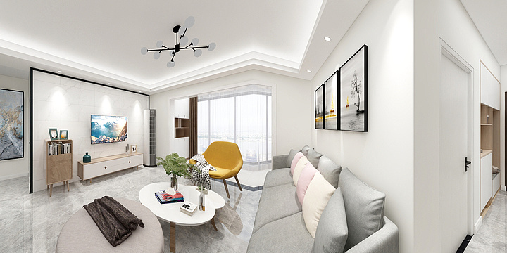 心中有梦1-澳海澜庭62栋1908室刘美女雅居-装修设计方案