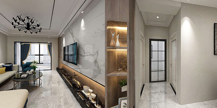 贵州华艺轩装饰工程有限责任公司-江山郡杨哥家-装修设计方案