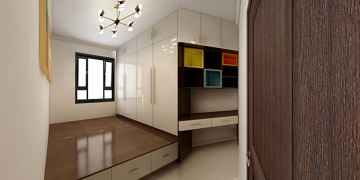 九天揽星月-凤城22-2-401次卧-装修设计方案