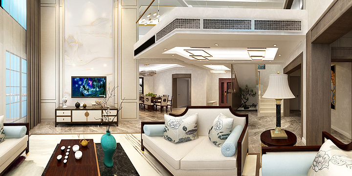 无锡喜百年装饰设计工程有限公司-2层别墅户型-装修设计方案