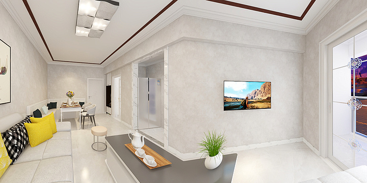 PN华山论剑-三幢H户型精准室内尺寸1-装修设计方案