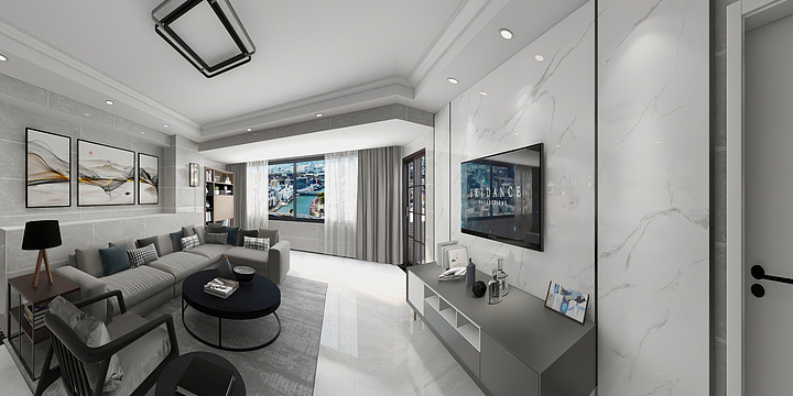 居泰装饰设计-欧陆庭院1-302室董姐雅居-装修设计方案