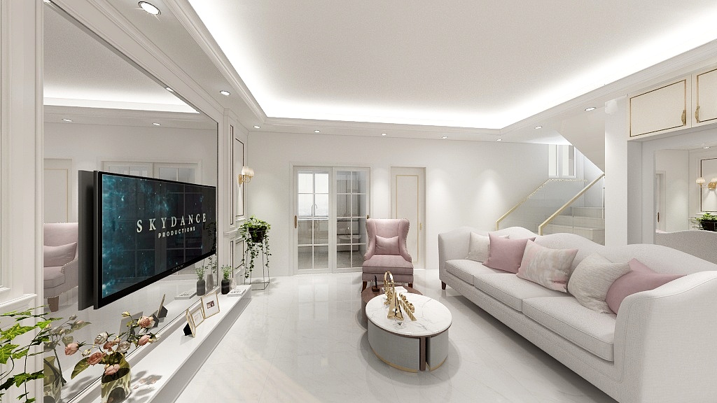 全案刘设计-梓潼镇小区轻奢风格-装修设计方案