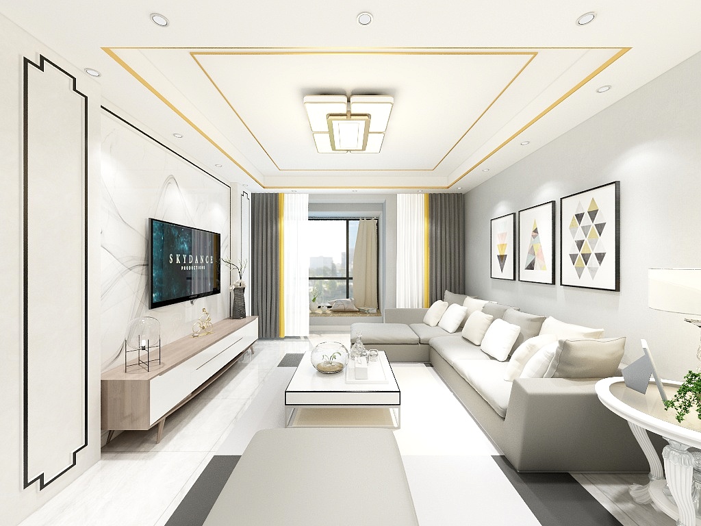 思蓝设计-金屋雅苑-装修设计方案