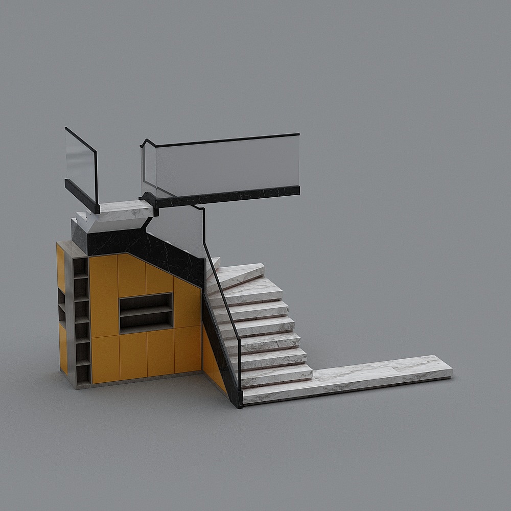 天福楼梯83D模型