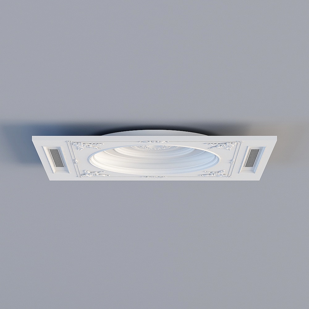餐厅吊顶3D模型