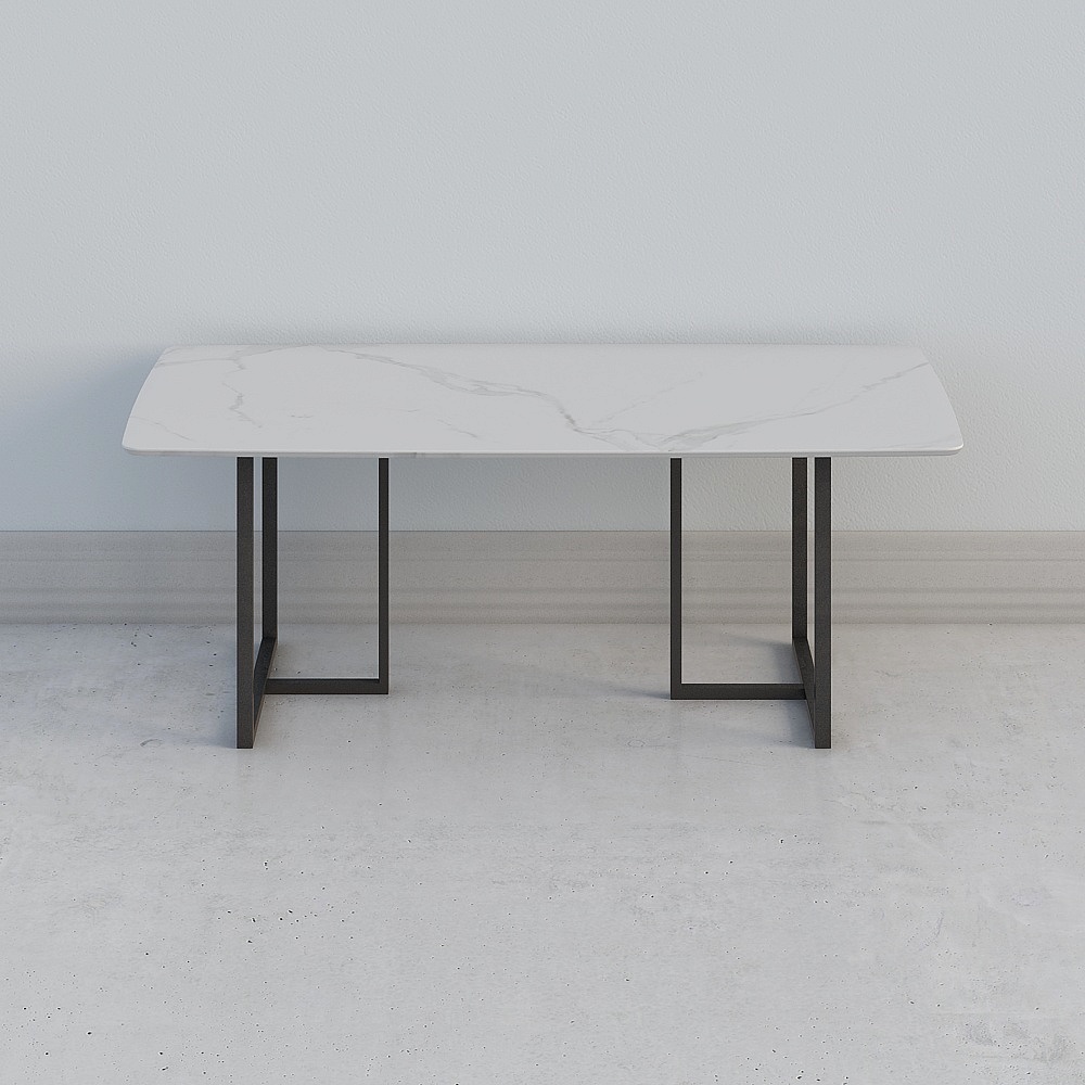 米卓-MK12110-意式-餐桌3D模型
