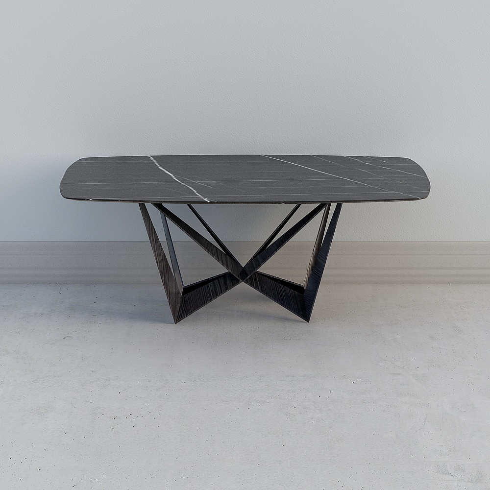 米卓-MK12038- 意式-岩板餐桌