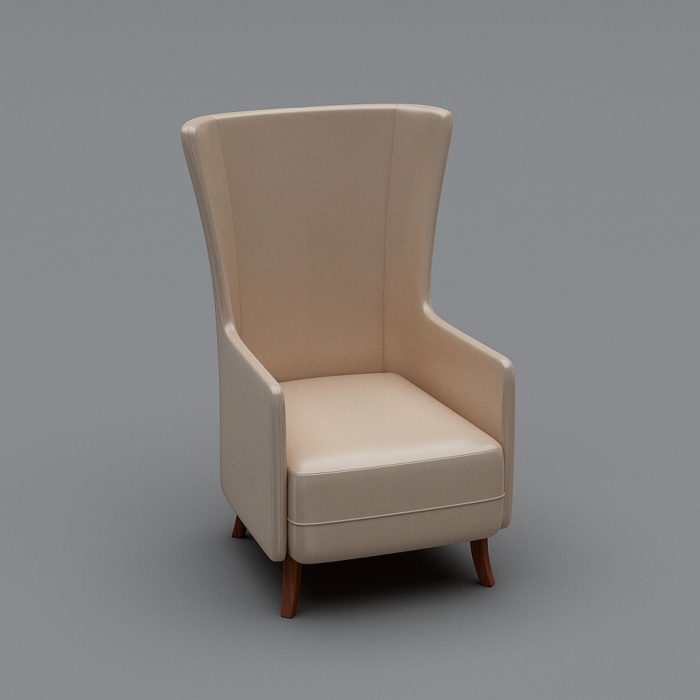 希奢-莱顿休闲椅3D模型