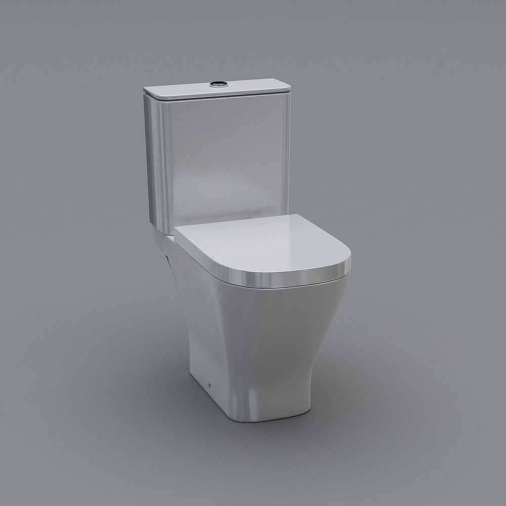 花之池   日本  2085虹吸式连体坐便器3D模型