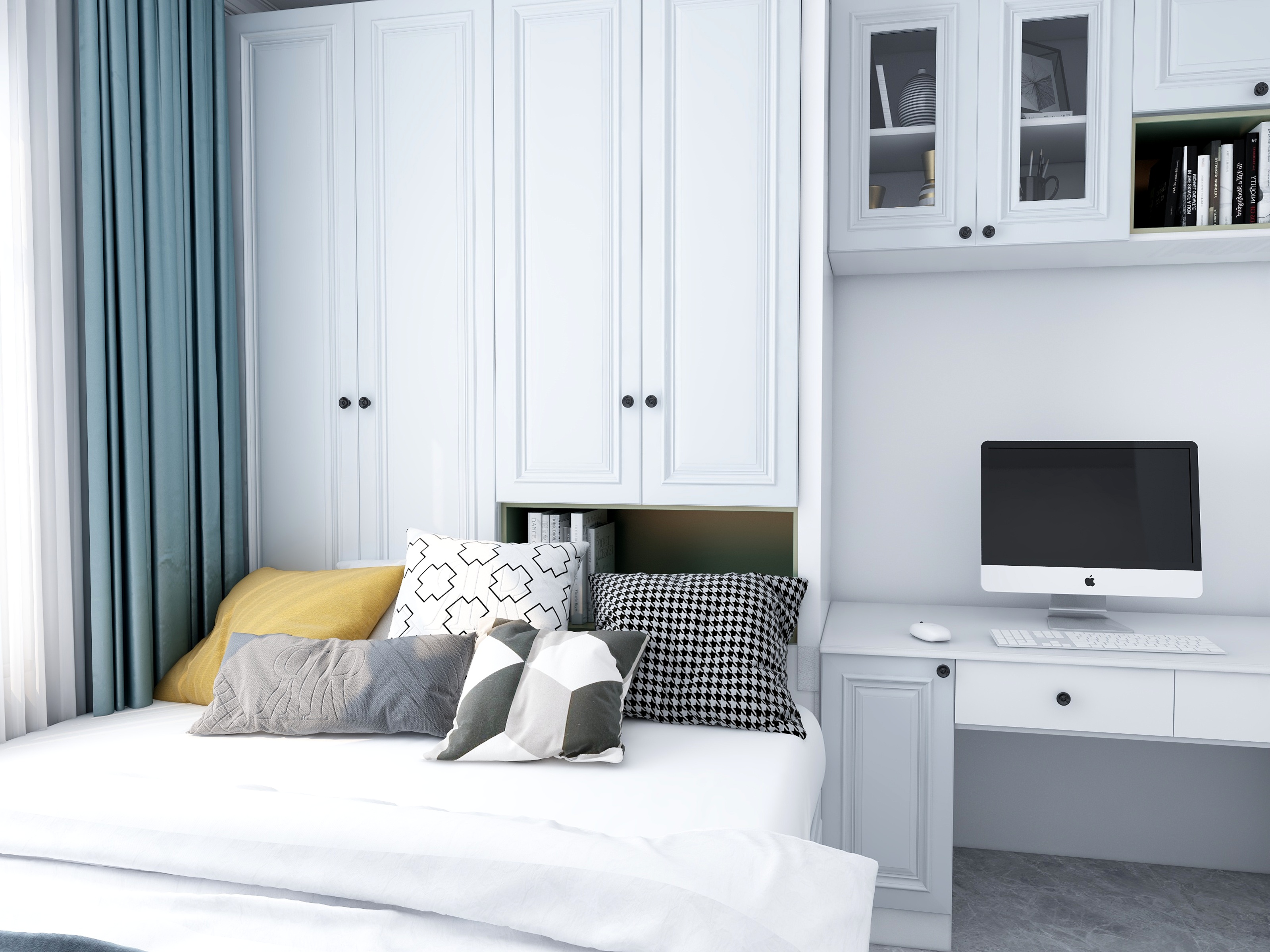 设计师伯言-学府世家80肖-装修设计方案