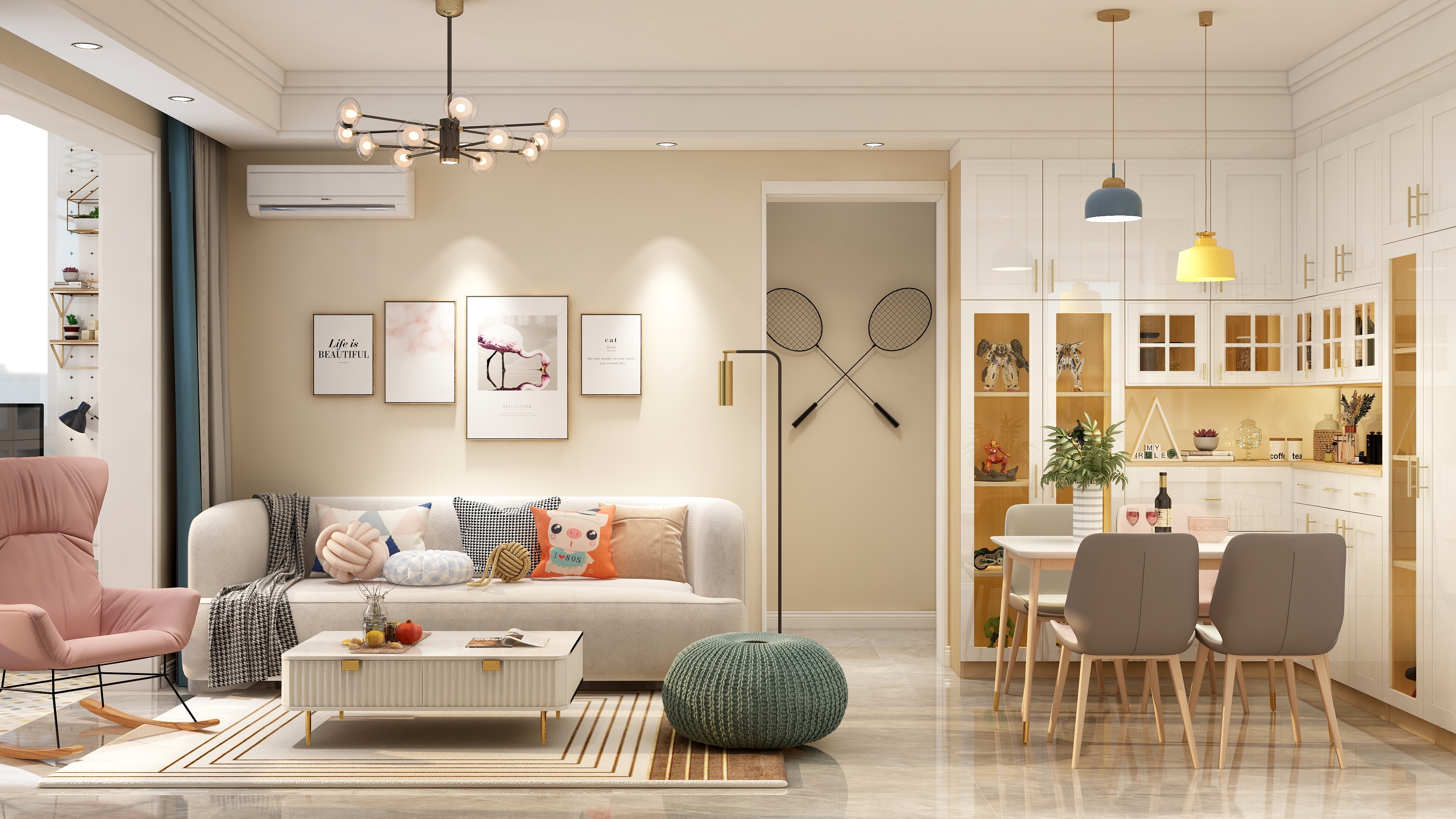 艾斯顿装饰-北欧-装修设计方案