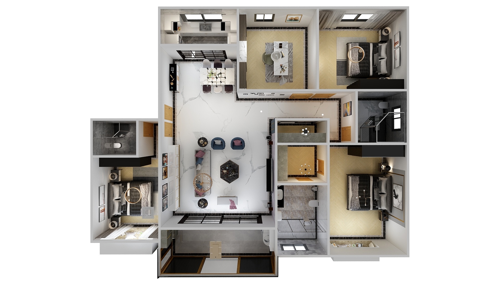 寒风傲骨-舞钢聚龙湾-装修设计方案