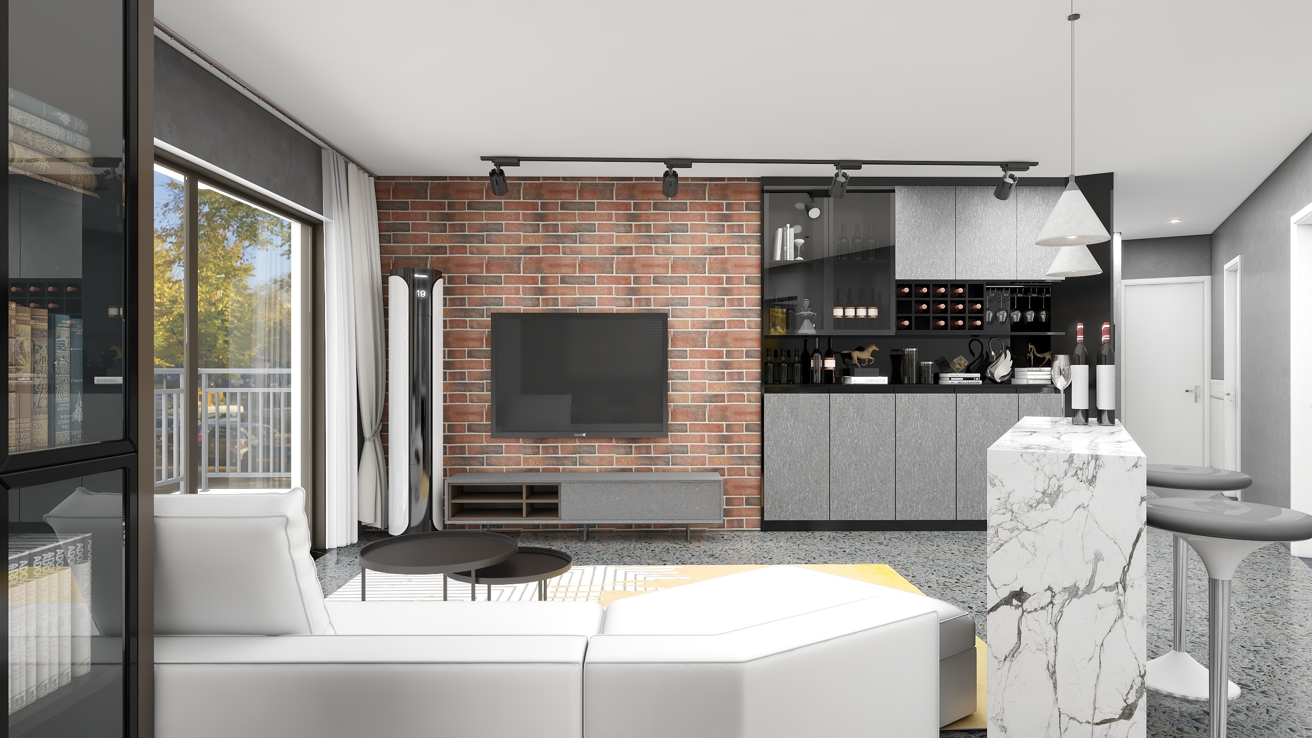 酱人jchG-异形空间方案1-装修设计方案