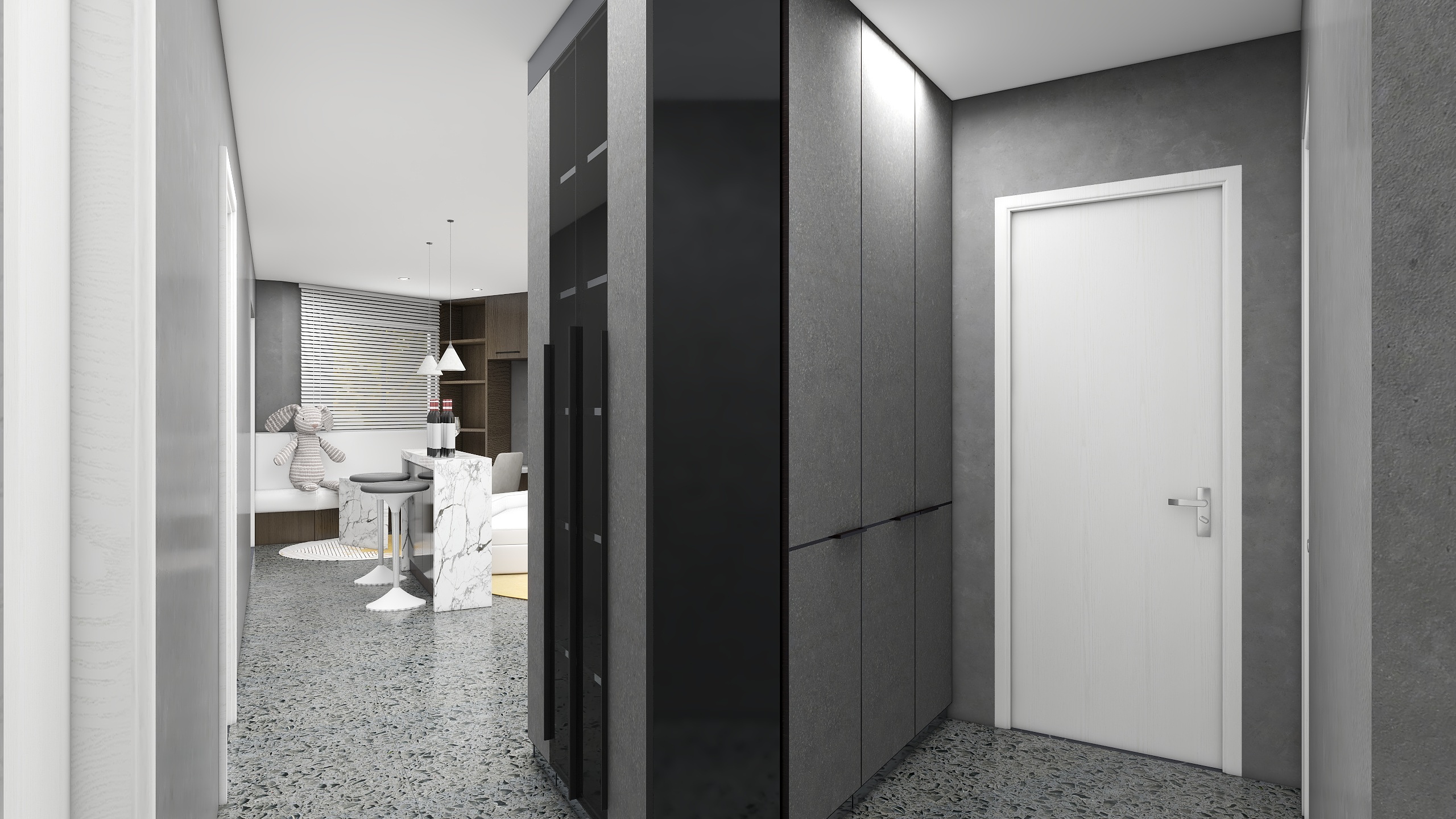 酱人jchG-异形空间方案3-装修设计方案