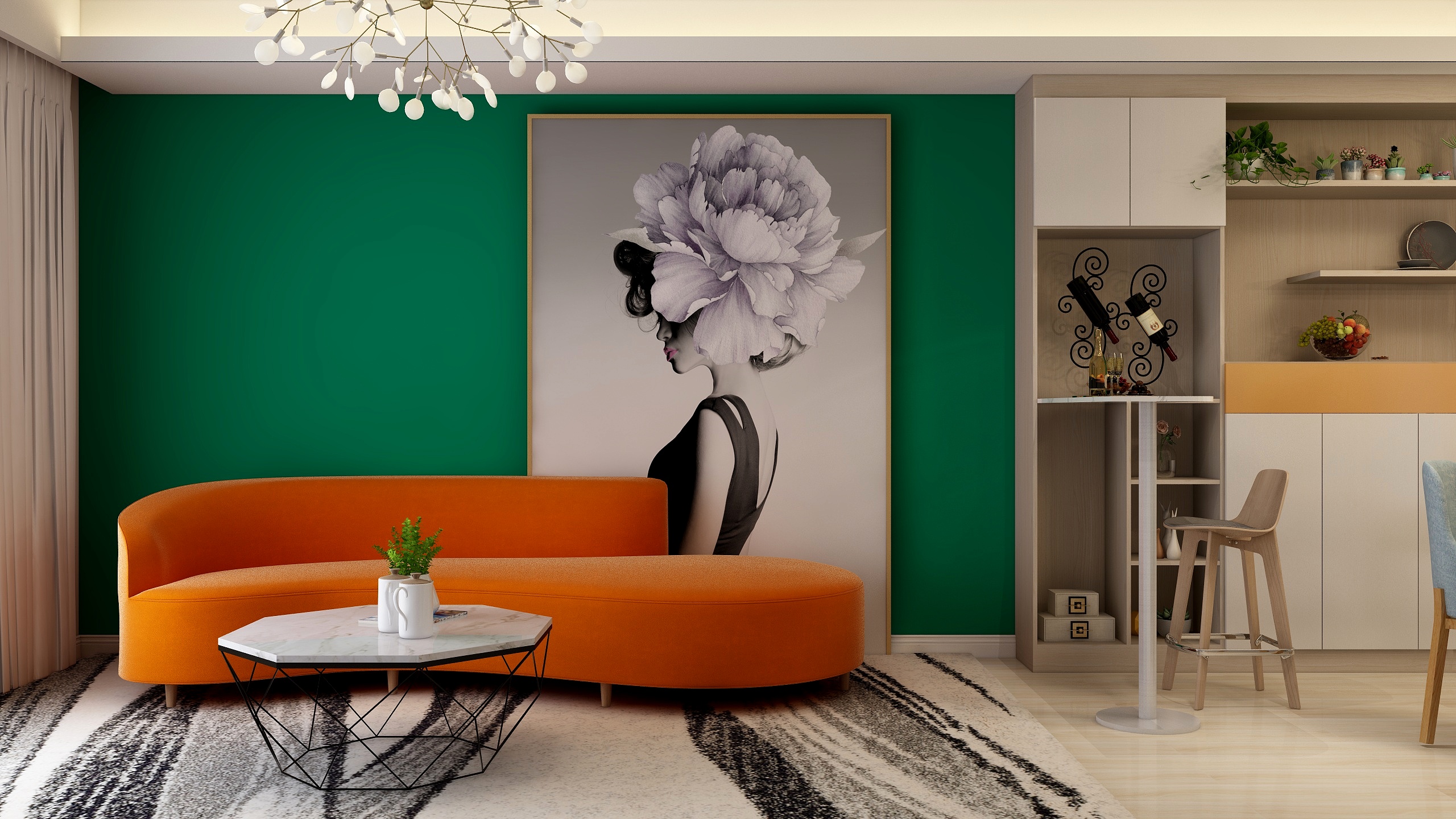 玉兔不捣药-FUN空计划--温馨北欧-装修设计方案