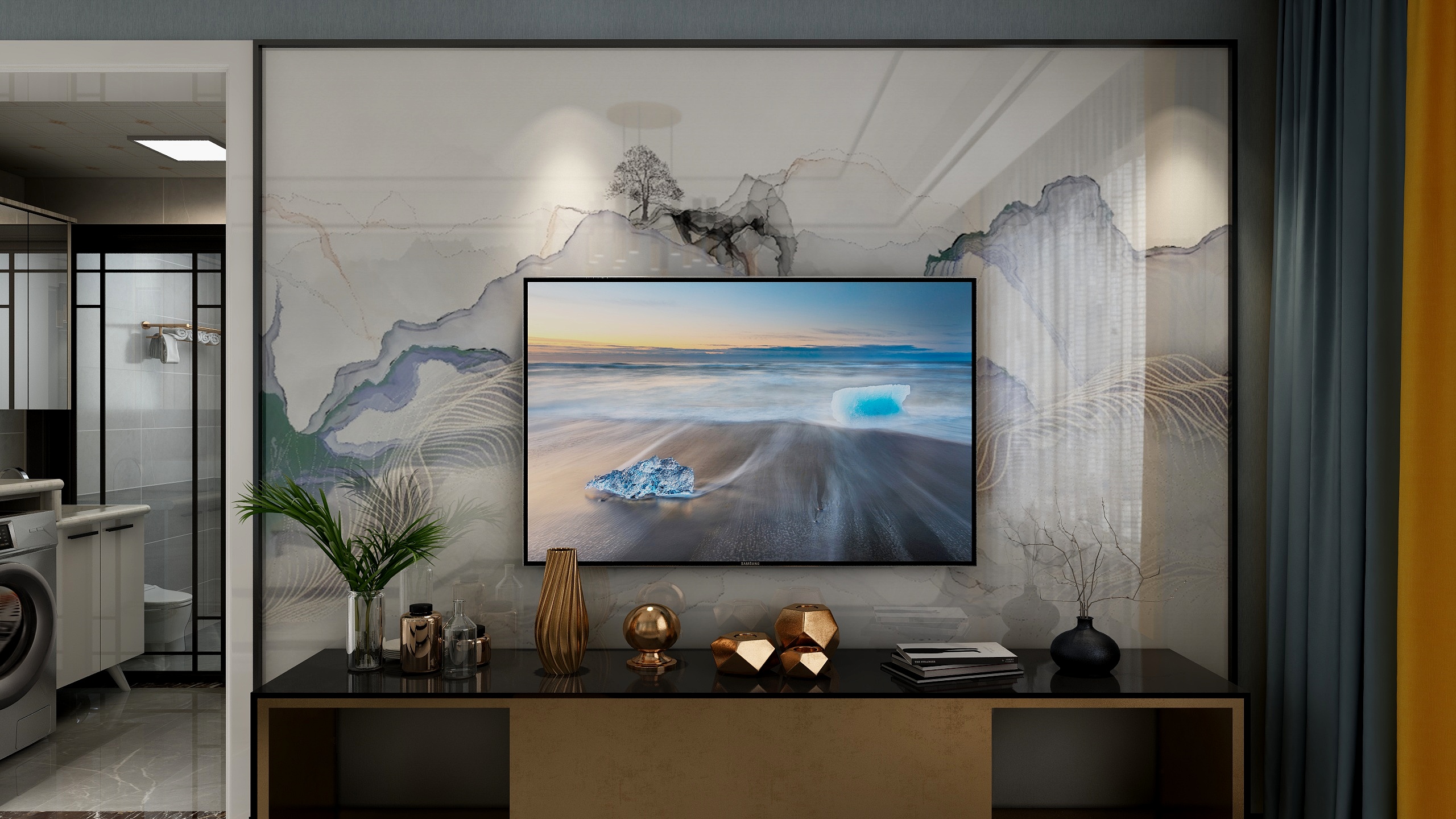 189999198王-20200730沙区公务员小区03户型-轻奢新中式-装修设计方案