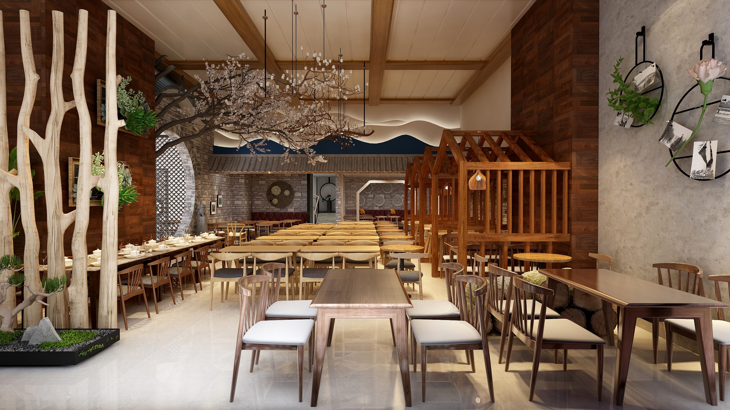 列禾-云南过桥米线（万达广场店）-装修设计方案
