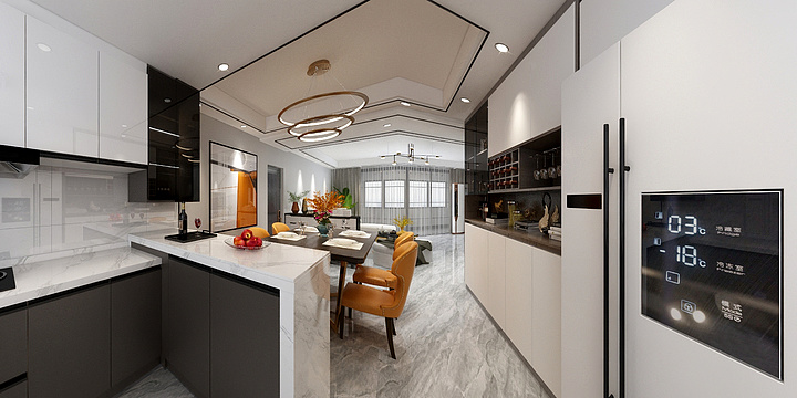 高欢-兴天下3期-装修设计方案