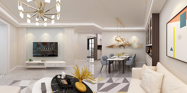 居上设计蒋源-卢川苑13-4-1高姐-装修设计方案